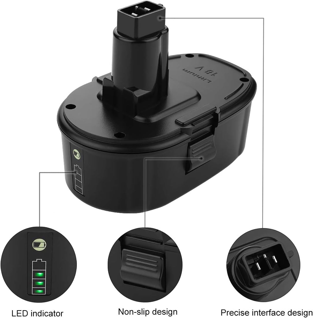 2 Pack 5.0Ah 18V Lithium-Ion Battery A458052