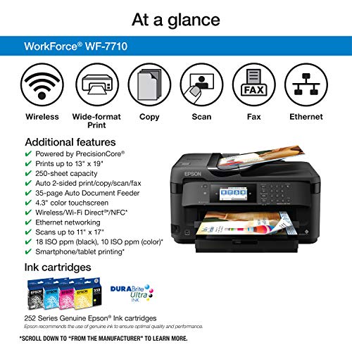 Wide-format Color Inkjet Printer with Copy, Scan, Fax Z61844
