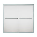 Silver Frameless Bathtub Door G164