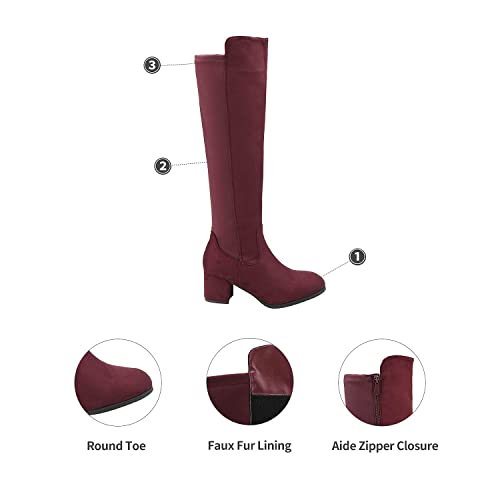 Women's Knee High Stretchy Fashion Boots G68497