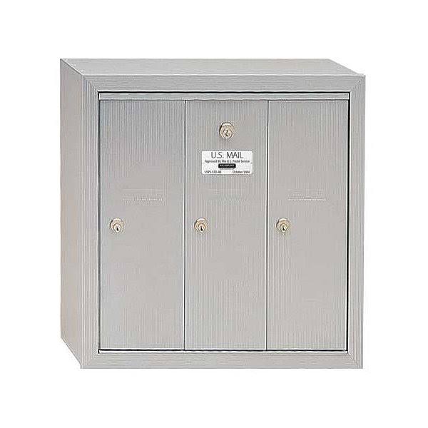Aluminum 3 Door Vertical Mailbox H604858