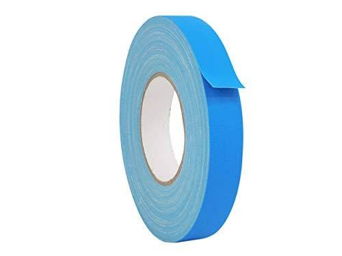 Light Blue Low Gloss Gaffer Tape 1 in. x 60 Yards Pack of 48 M396606