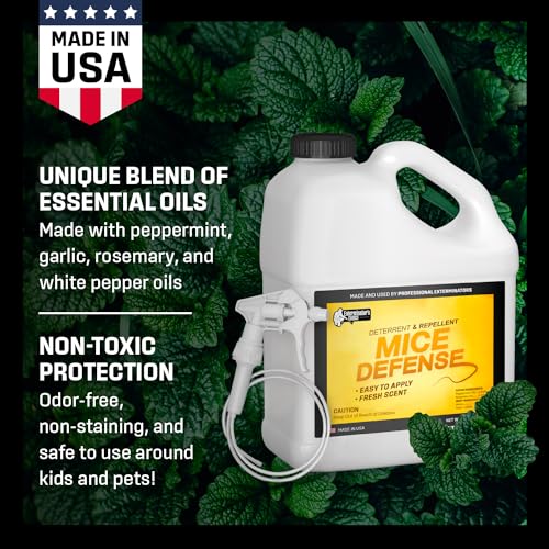Mice Repellent Spray - 1 Gallon - Non-Toxic Deterrent H686403