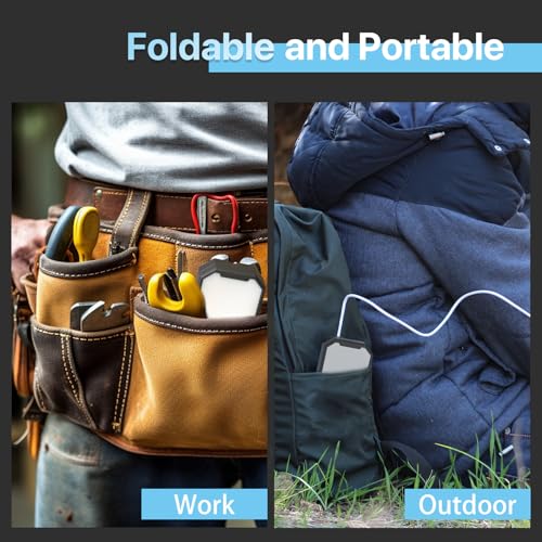 Rechargeable 2pack 40W 4000Lumens Magnetic Work Light U4955