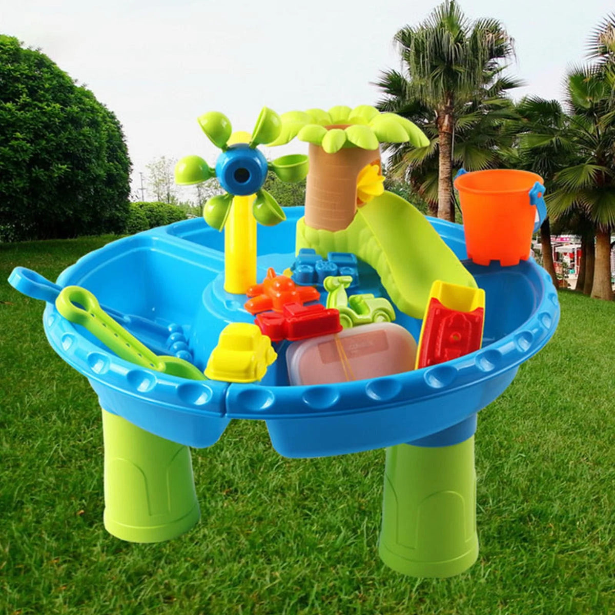 Splash Pond Water Table for Toddlers Outdoor Activity Sensory Table U618018