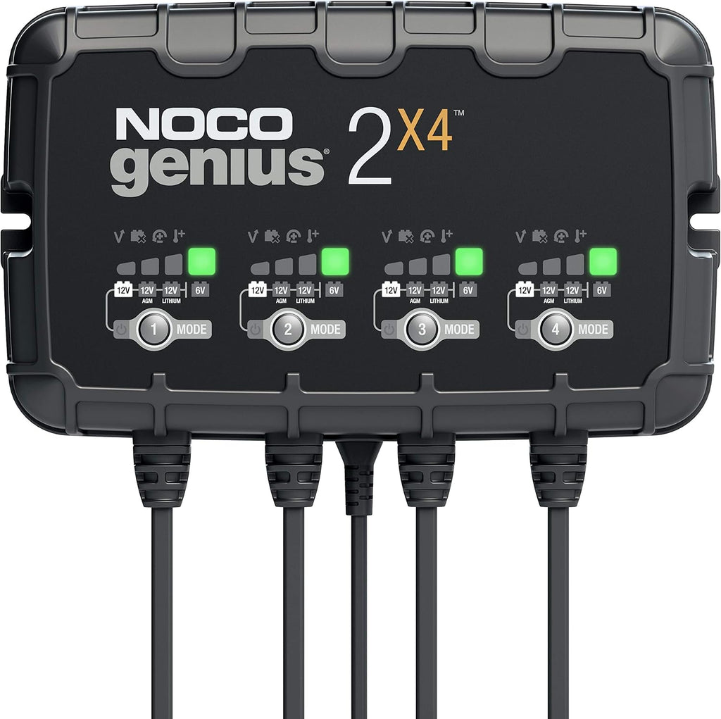 4-Bank 8-Amp Smart Battery Charger O8133
