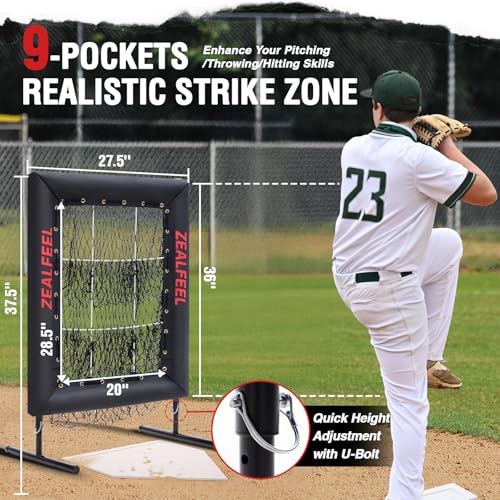 9 Hole Pitching Net with Strike Zone Target W4121