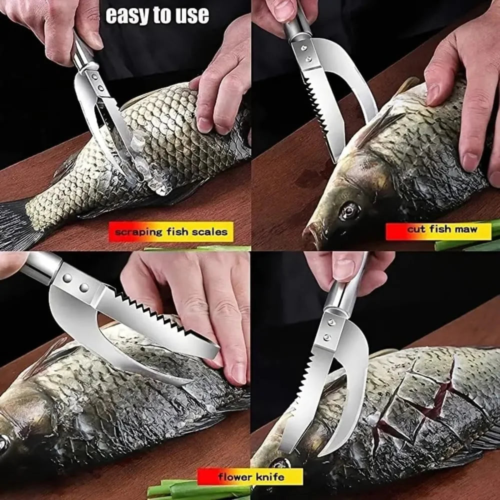 Stainless Steel Fish Scale Knife T54340