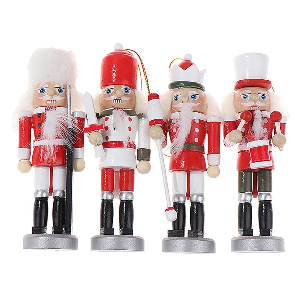 1Pc 12CM Nutcracker Puppet Soldier Xmas Tree Pendant W37423