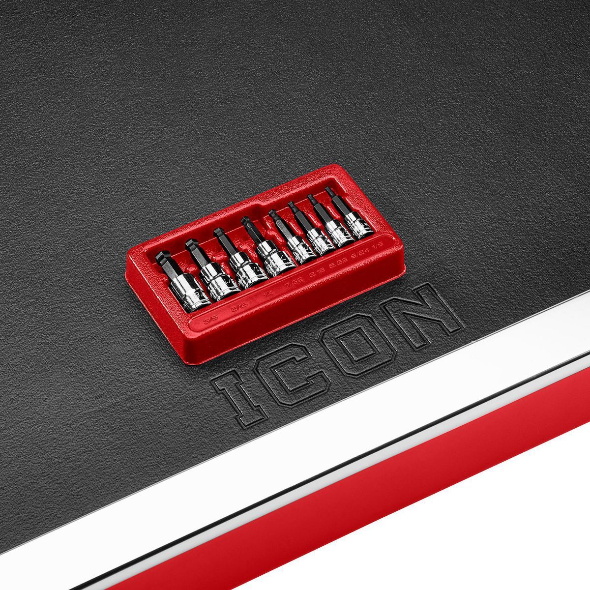 1/4 in. and 3/8 in. Drive SAE Ball Hex Socket Set, 8 Piece M6185