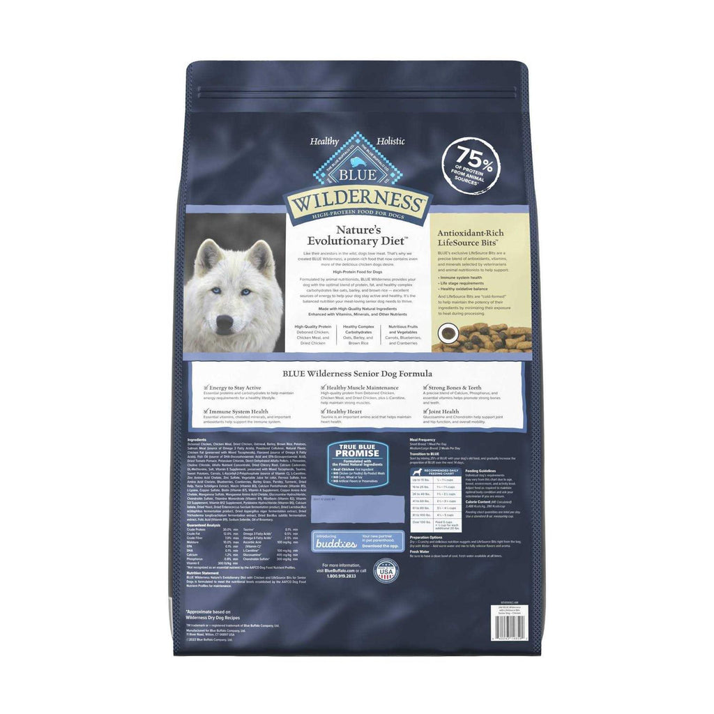 Chicken Senior Dry Dog Food U524