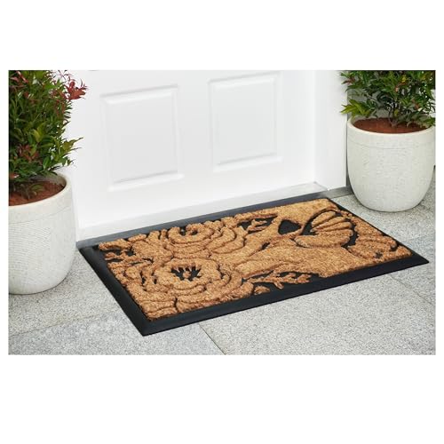 Deer Coir and Rubber 18" X 30" Doormat A595