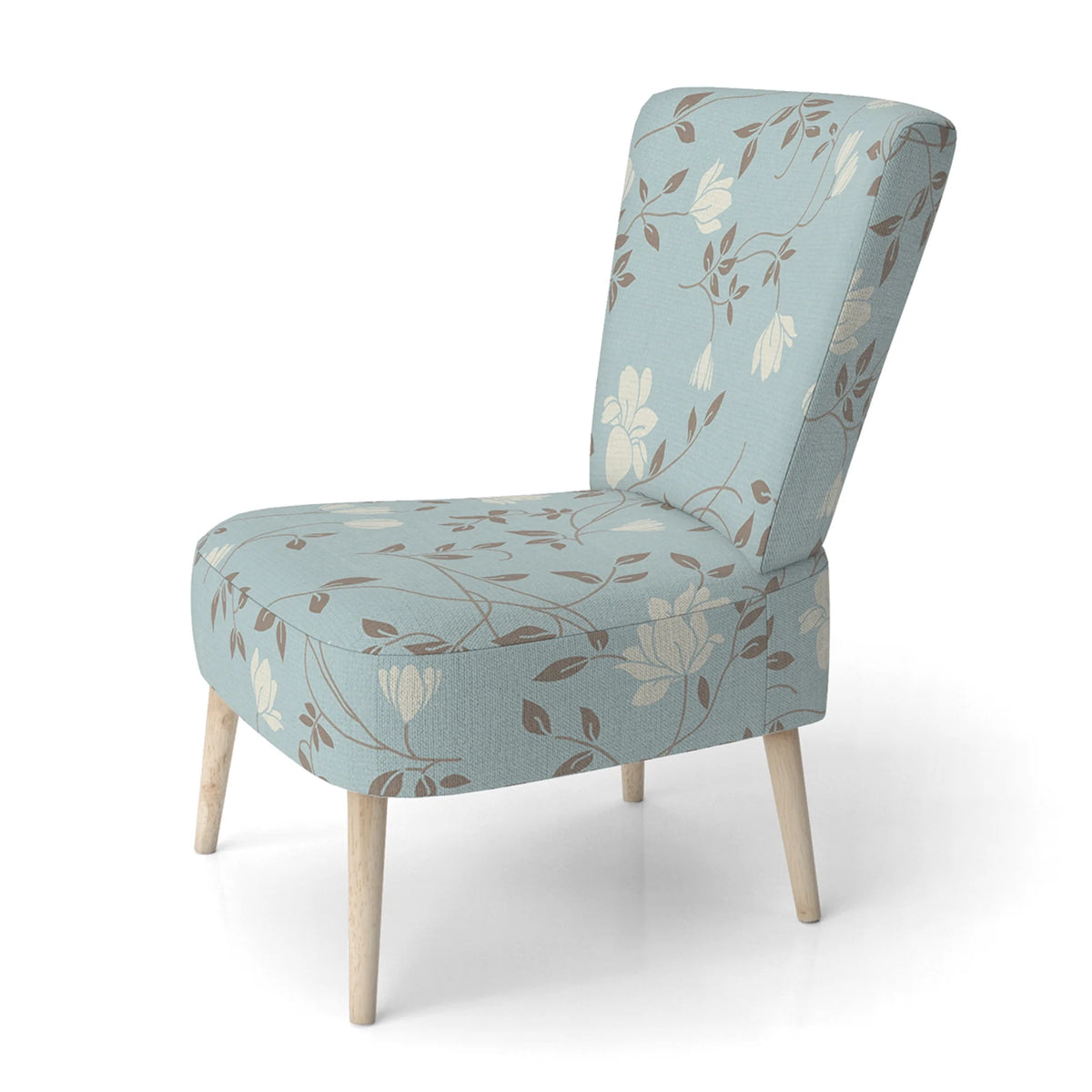 Upholstered Patterned Accent Chair and Arm Chair Y8595
