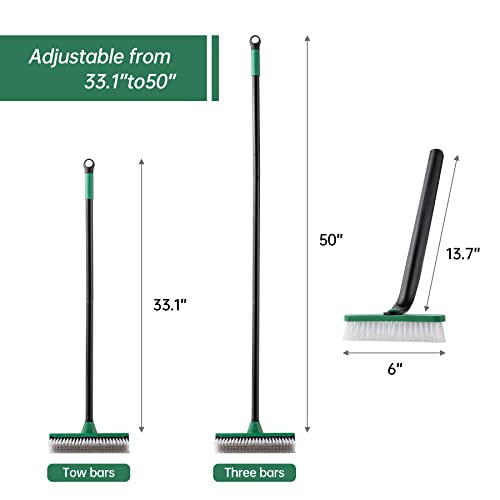 3-in-1 Tub & Tile Scrub Brush Combo with Long Handle R803