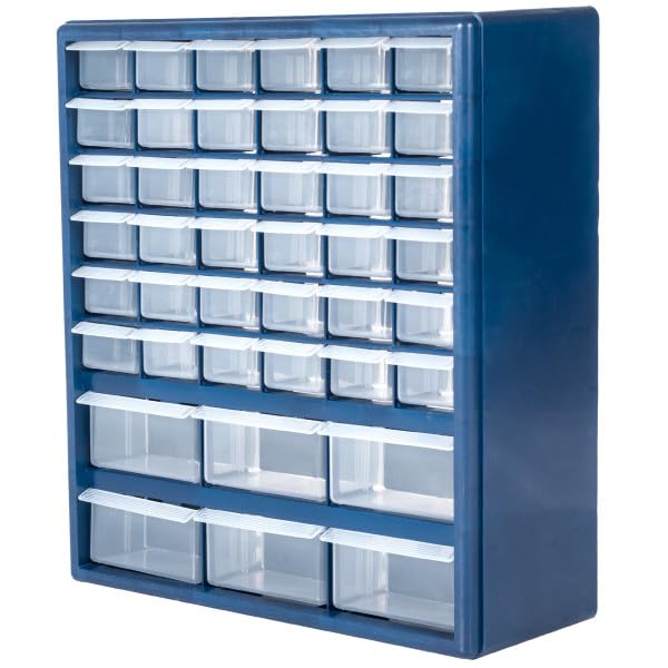 42 Compartment Plastic Storage Drawers S509