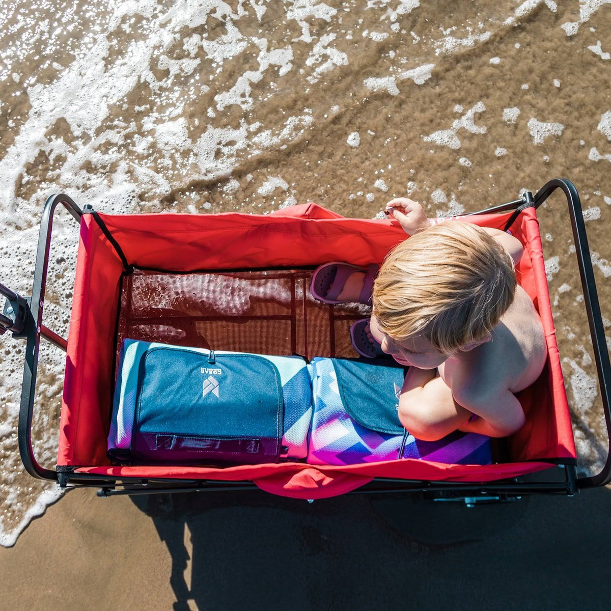 Red Sand-Free Beach Wagon Q574568