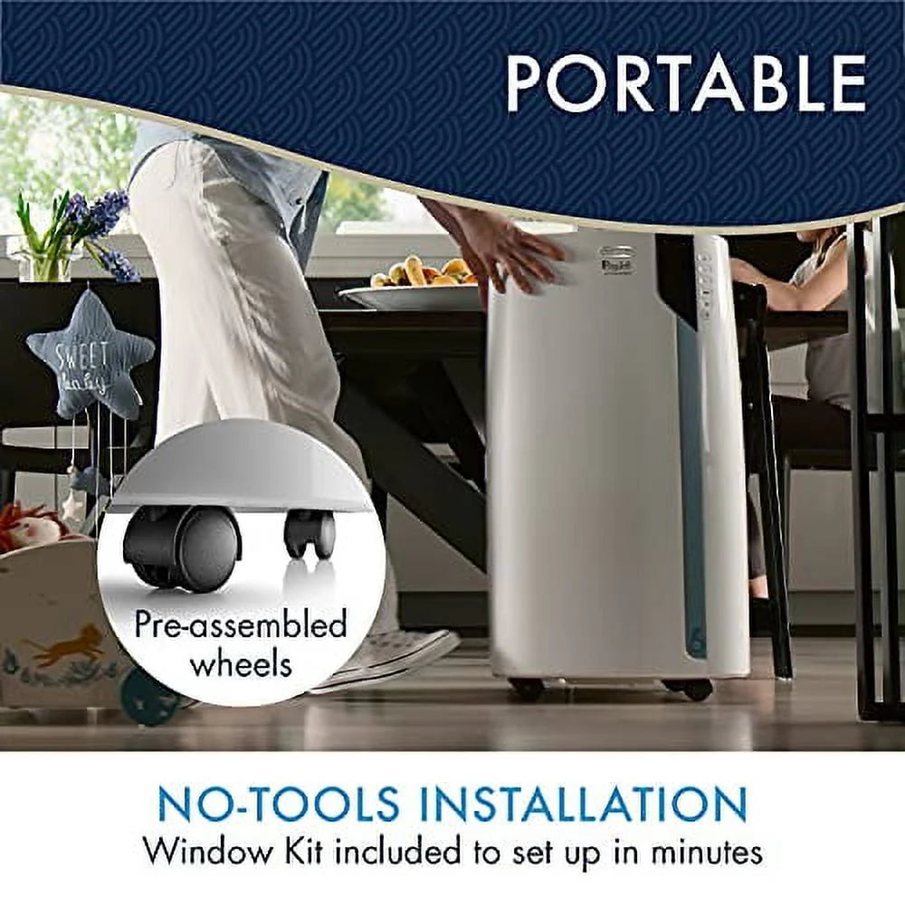 14000 BTU Portable Air Conditioner, Dehumidifier, Fan, White S545344