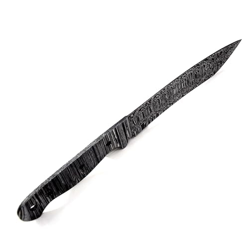 Damascus Steel Tanto Hunting Knife Blade Billet Q809313