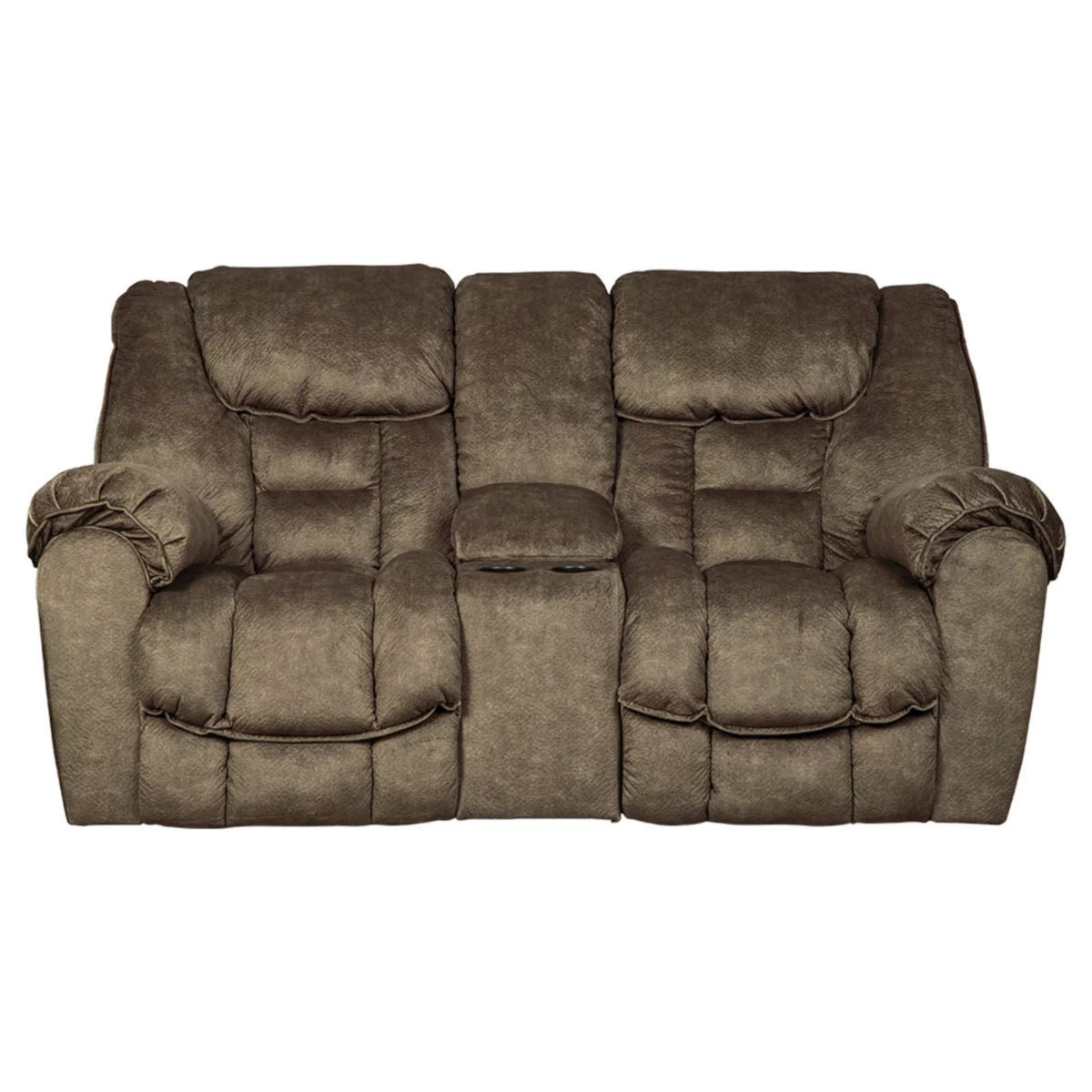 Granite Reclining Loveseat with Console W3974
