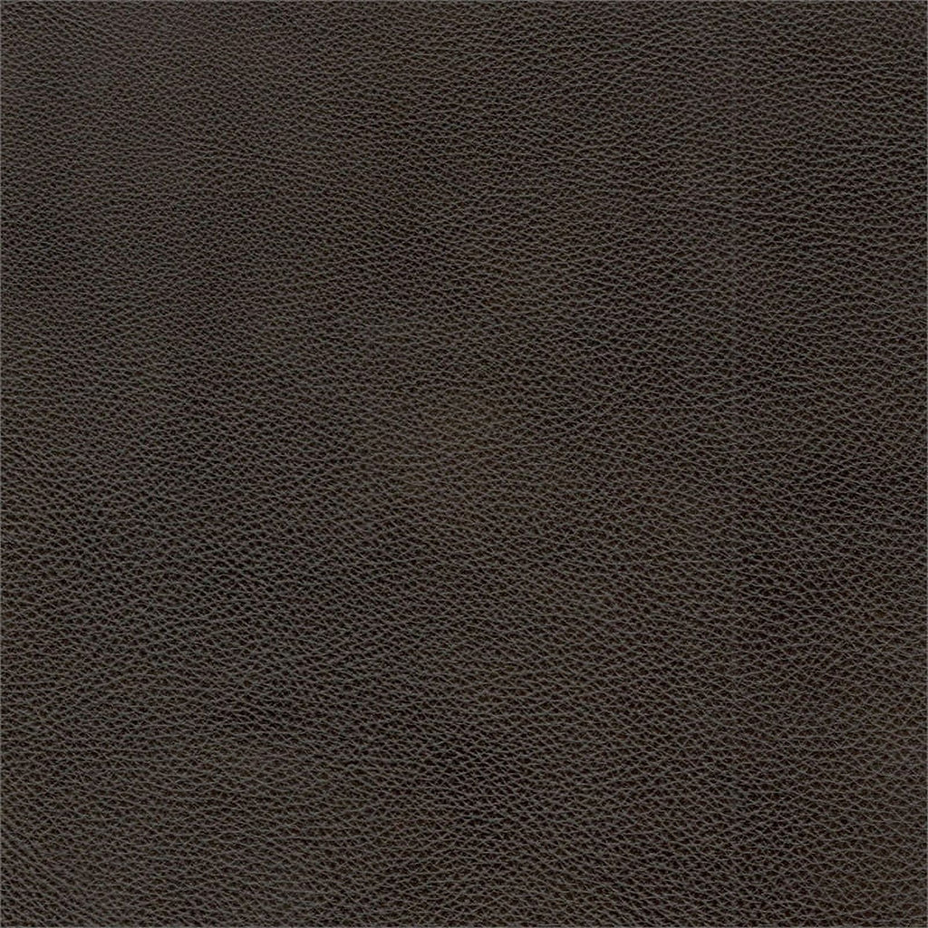 Dark Brown Leather Sofa With Tufted Seat And Back J937
