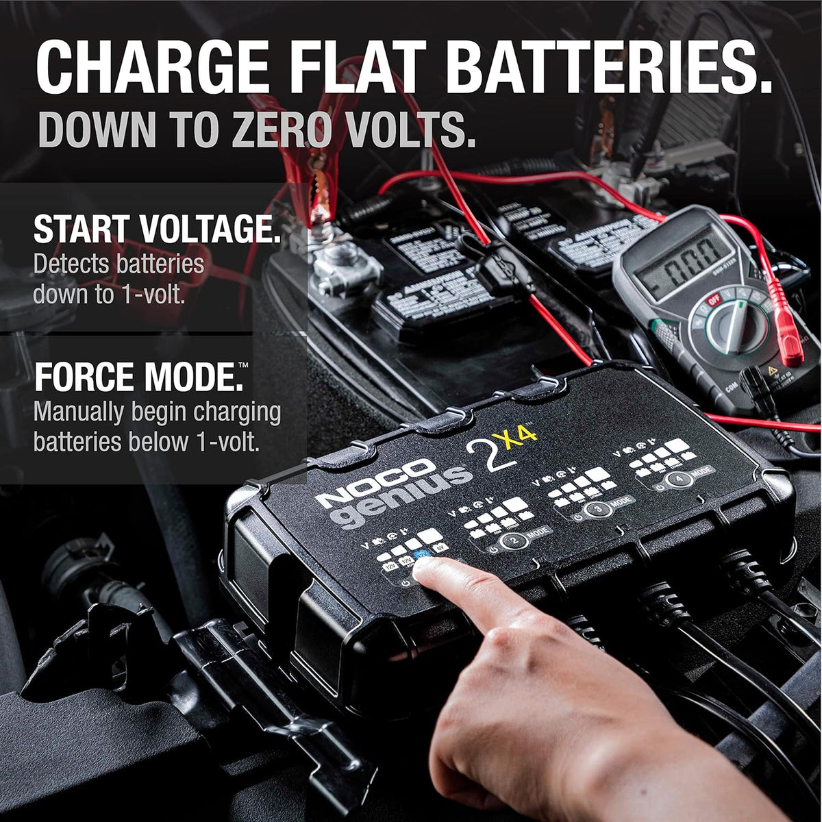 4-Bank 8-Amp Smart Battery Charger O8133