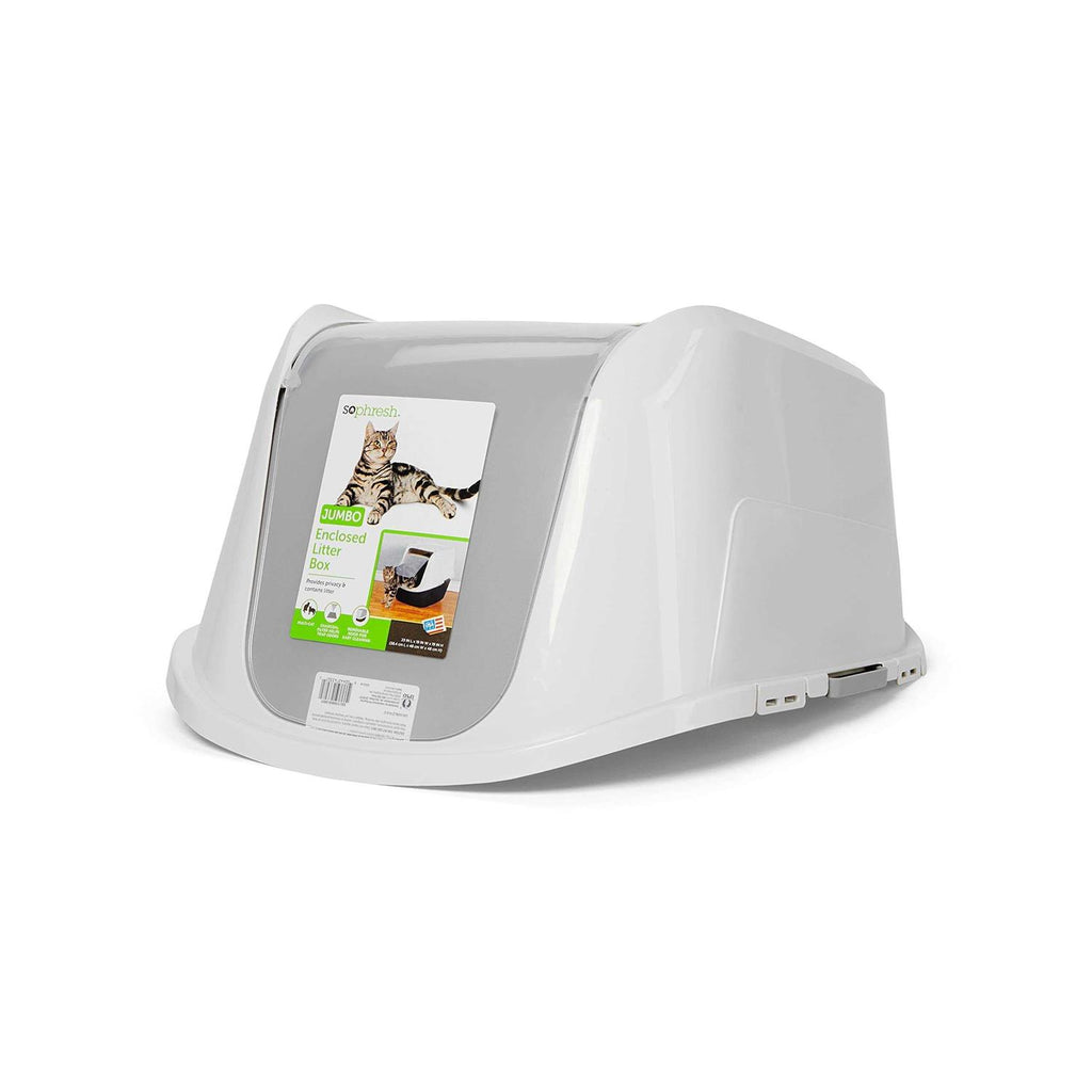 Enclosed Grey Cat Box R5882
