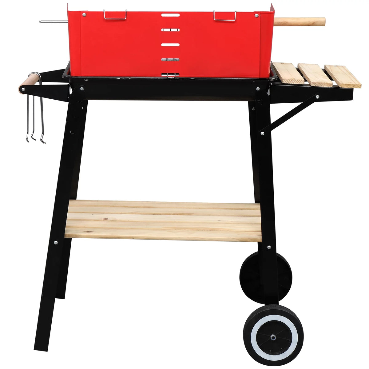 Charcoal Grill Portable Steel BBQ Pit Y540