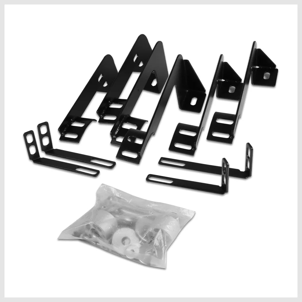 Black 5" Oval Step Nerf Bar Running Board F741600