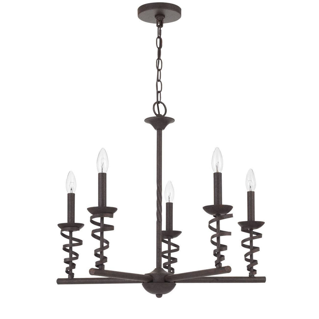 Black Metal Chandelier R361115