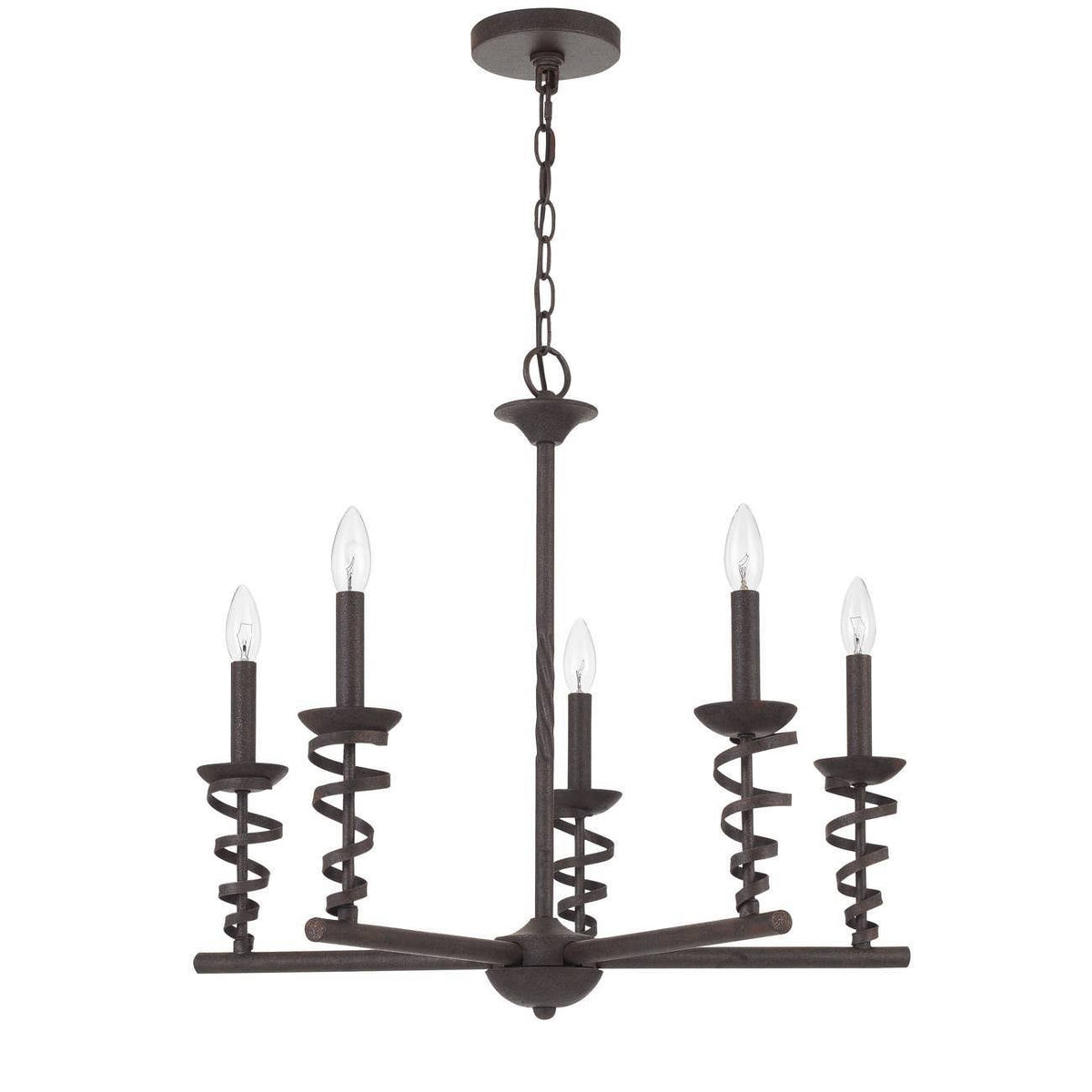 Black Metal Chandelier R361115