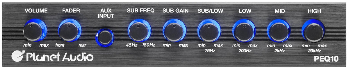 4 Band Car Equalizer Subwoofer Output R84706