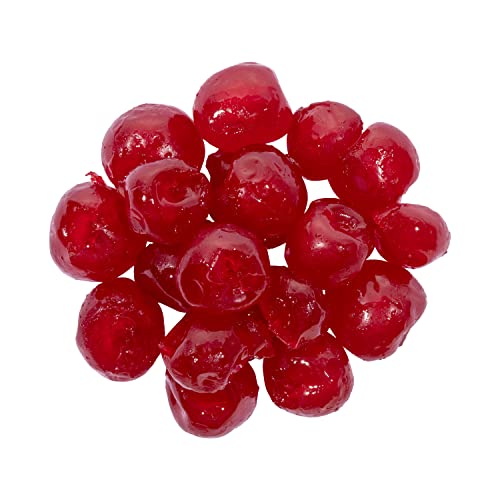 Red 1 lb Candied Cherries P4861