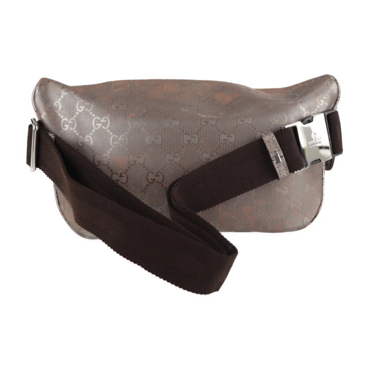 Pink Beige PVC Leather Waist Bag O826