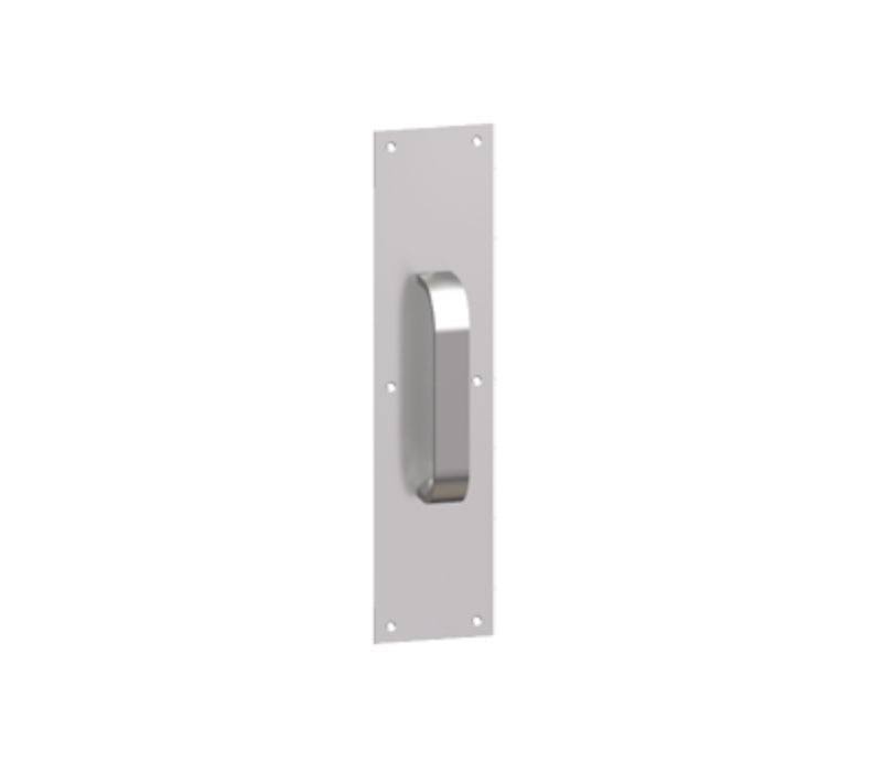 Satin Bronze Clear Coated Pulls and Push Plates V22465