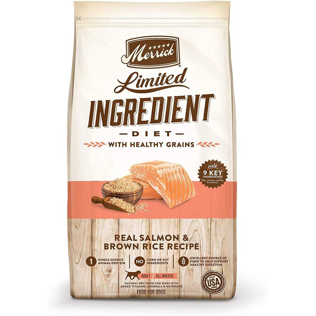 Salmon & Brown Rice Recipe Dry Dog Food I5110