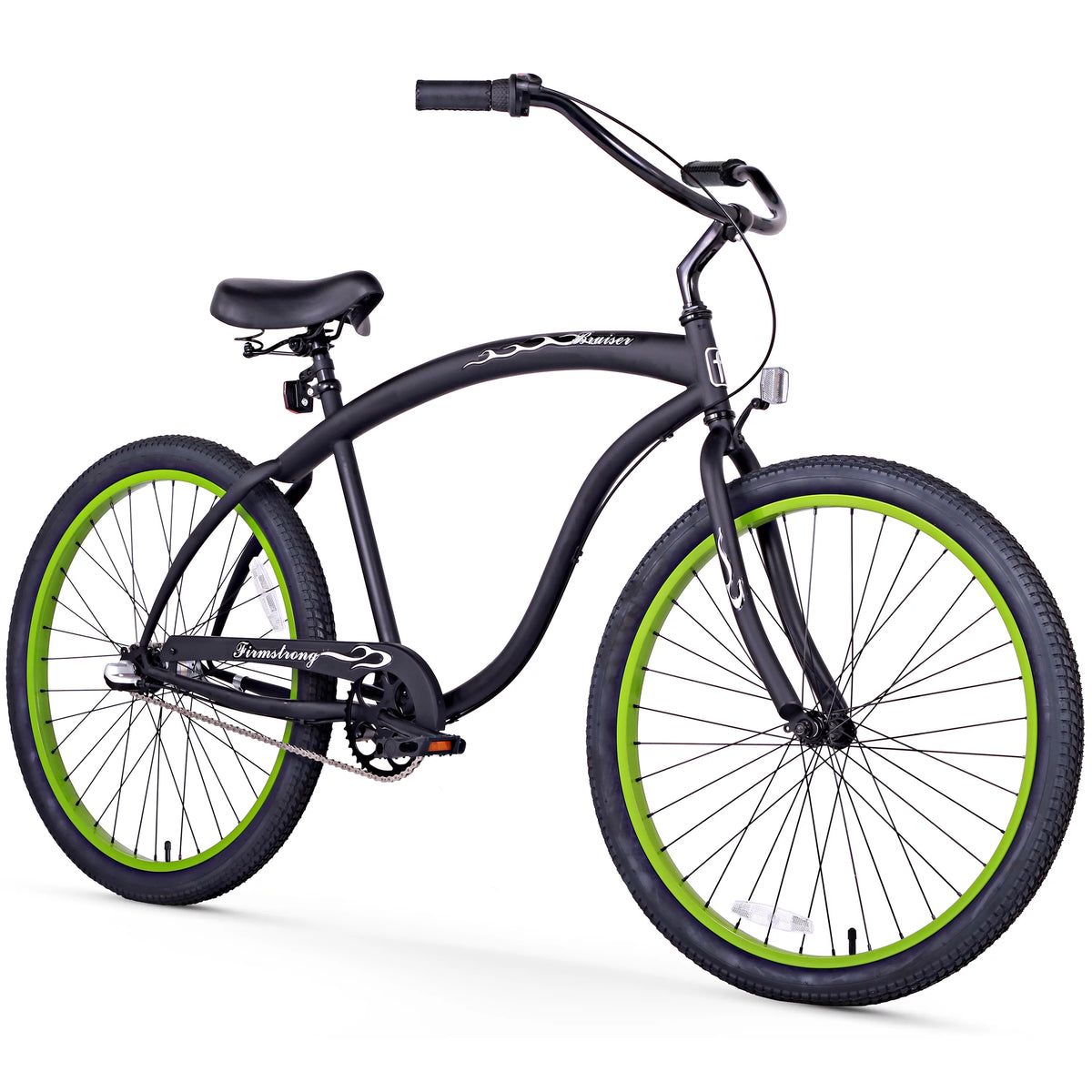26" Three Speed Matte Black/Green Men's B877