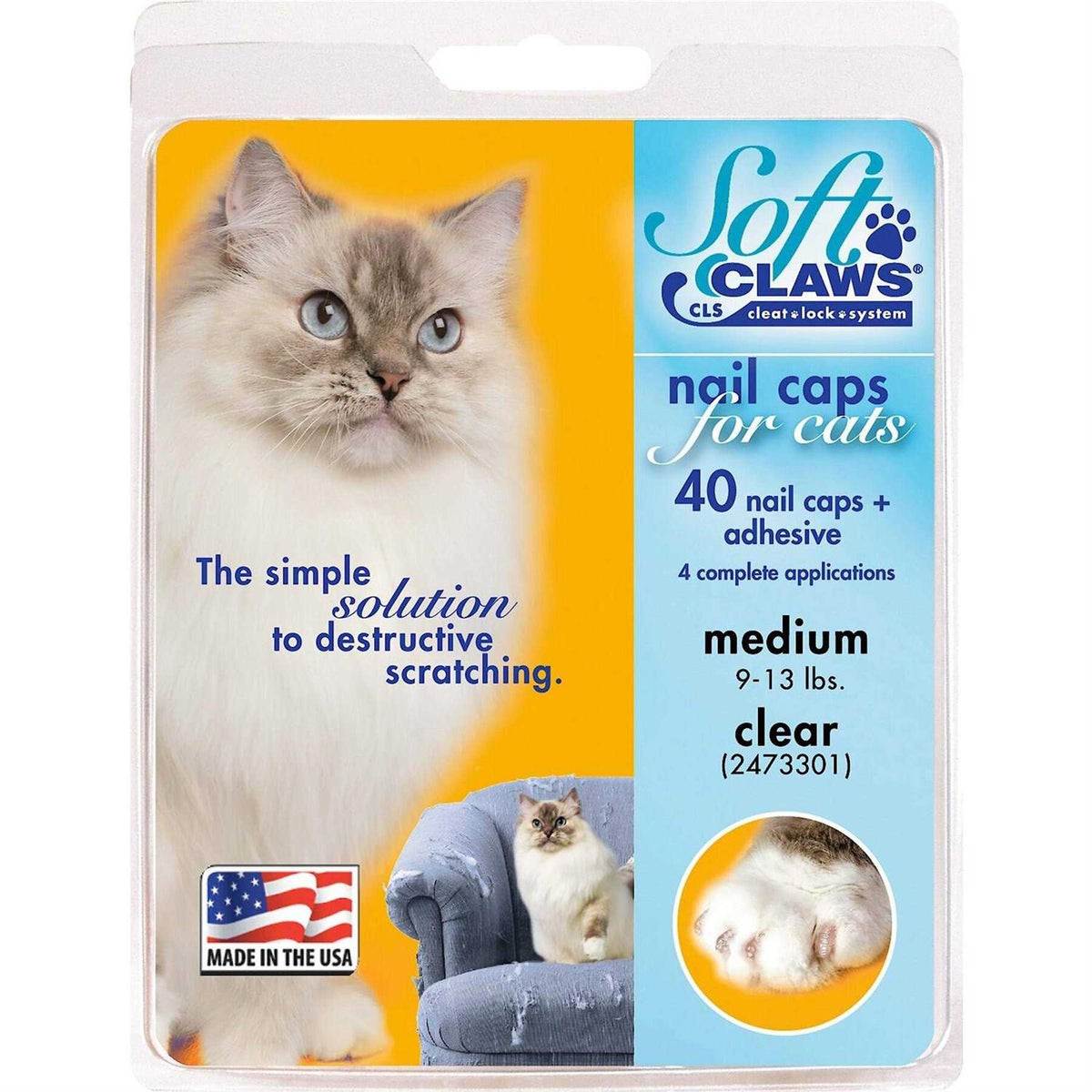 Soft Claws Nail Caps for Cats B78890
