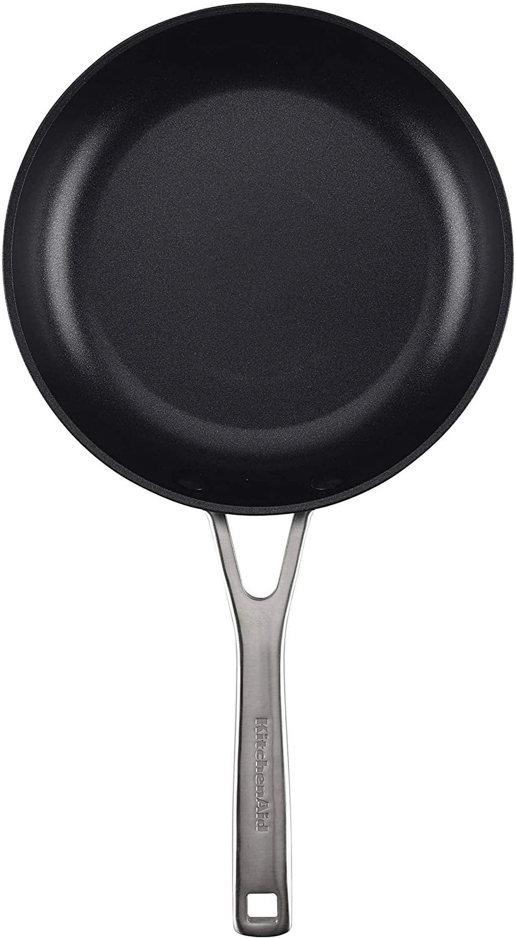 Hard Anodized Induction Nonstick Frying Pans Set 4 Piece Matte Black K677