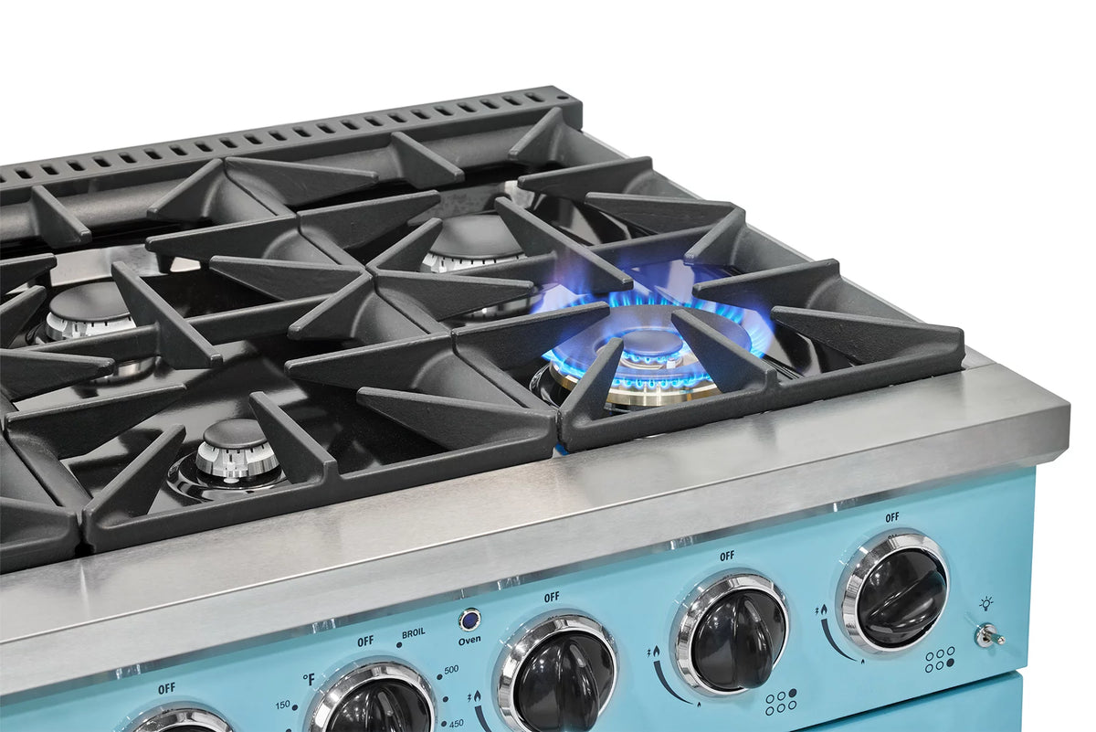 36" 5.2 cu/ft Freestanding Gas Range with Convection Oven and Sealed Burners B533