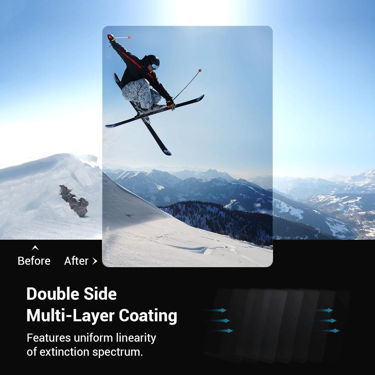 4 x 5.65 ND1.2 Filter Square Neutral Density Filter P454