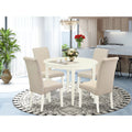 5 Pc Dining Set with Round Table and 4 Chairs J22507
