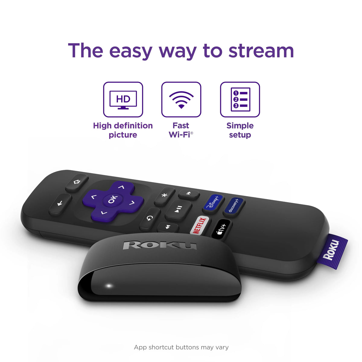 HD Streaming Device with HDMI Cable and Remote Z57567