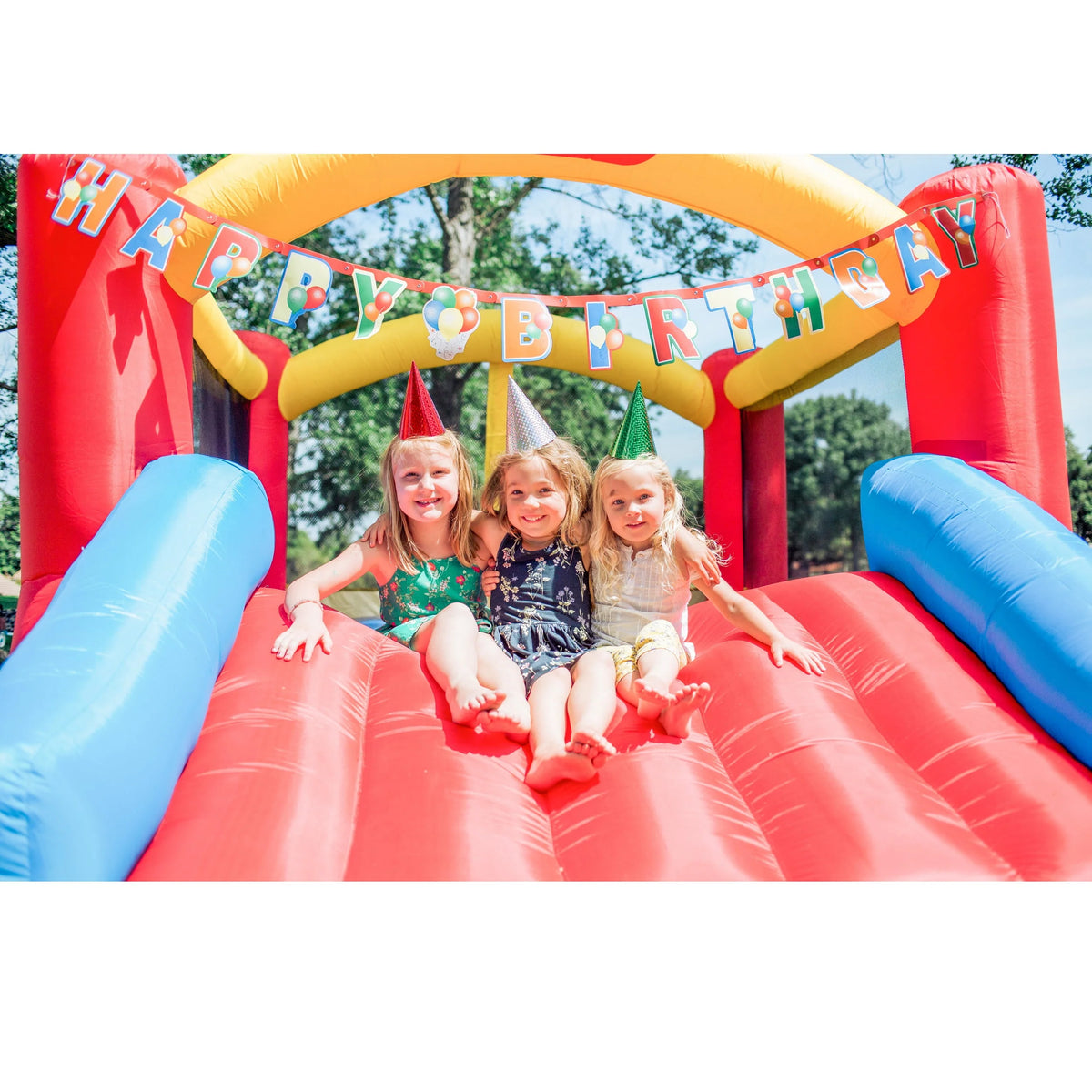 Inflatable Bounce House with Slide and Blower E95447