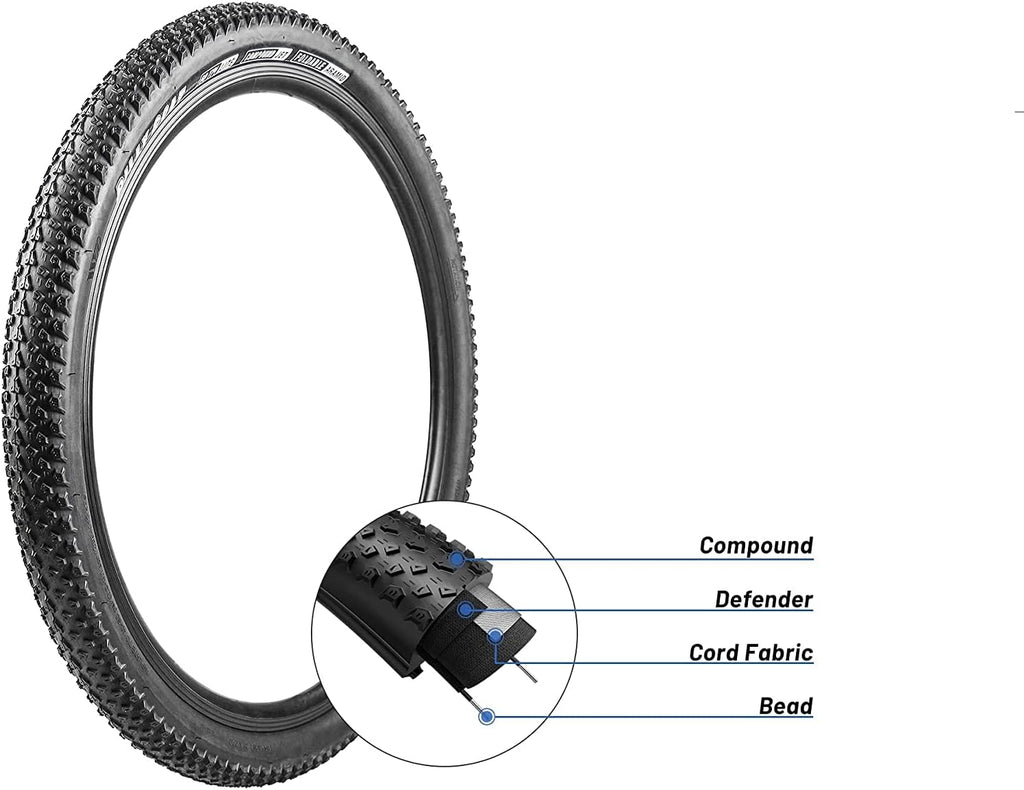 2 Pack Foldable Replacement Mountain Bike Tire 26 27.5 29x2.125 Z79091