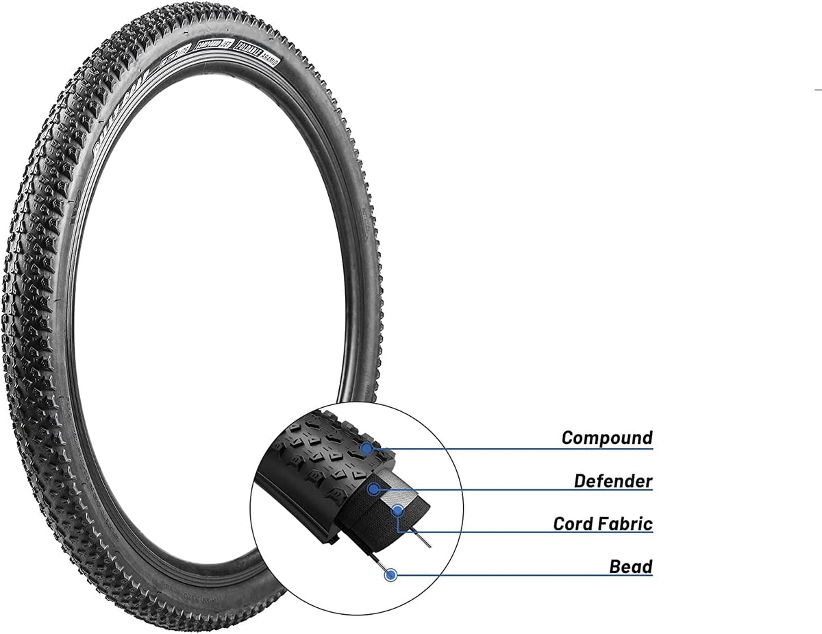 2 Pack Foldable Replacement Mountain Bike Tire 26 27.5 29x2.125 Z79091