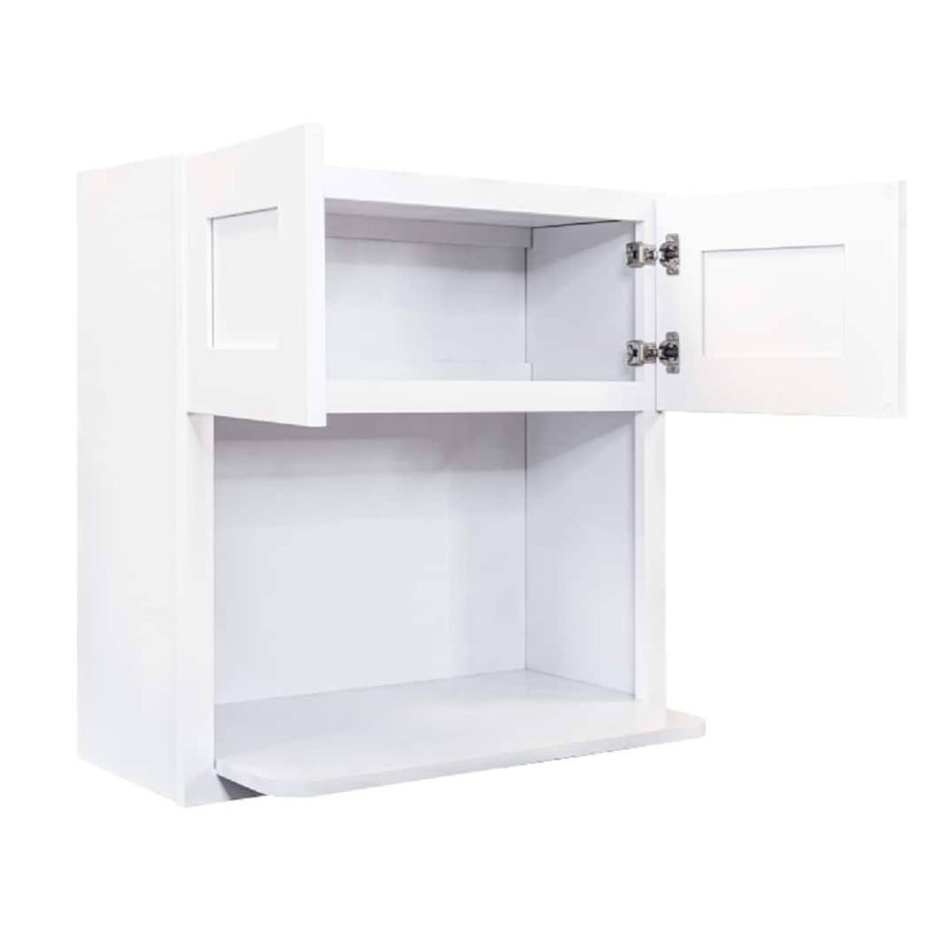 White Painted Maple Wall Cabinet E600