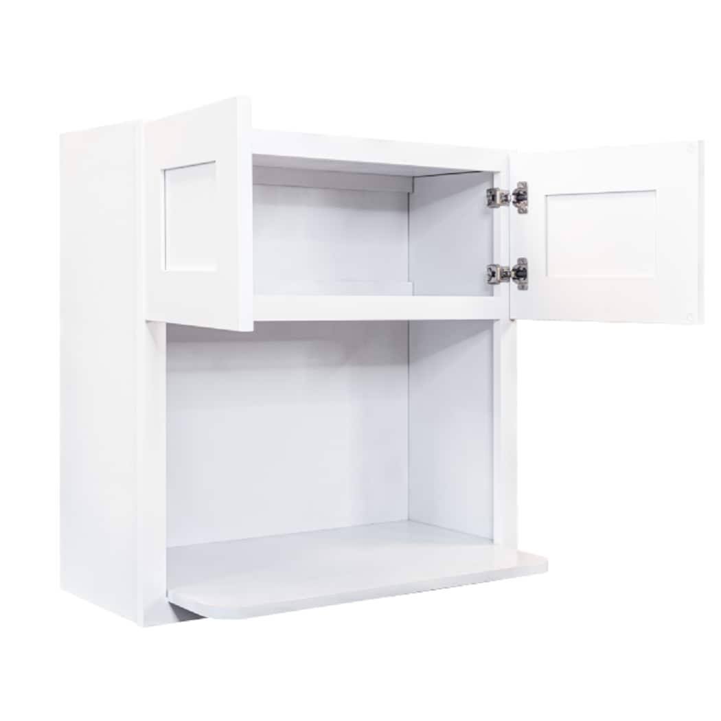 White Painted Maple Wall Cabinet E600