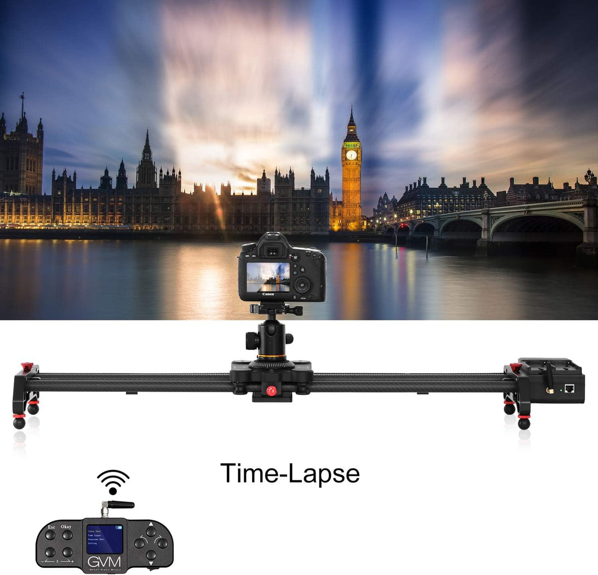 Wireless Carbon Fiber Motor Camera Slider W540