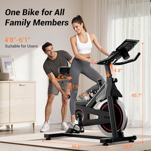 Exercise Bike with Silent Belt Drive Y131391