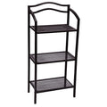 White 3-Tier Metal Bathroom Storage Shelf E33044